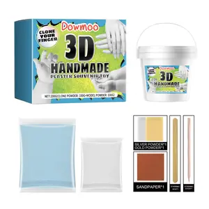 Dowmoo 3D Handmade Commemorative Model Couple Holiday Homemade Crafts Three-Dimensional Hand and Foot Plaster Gift