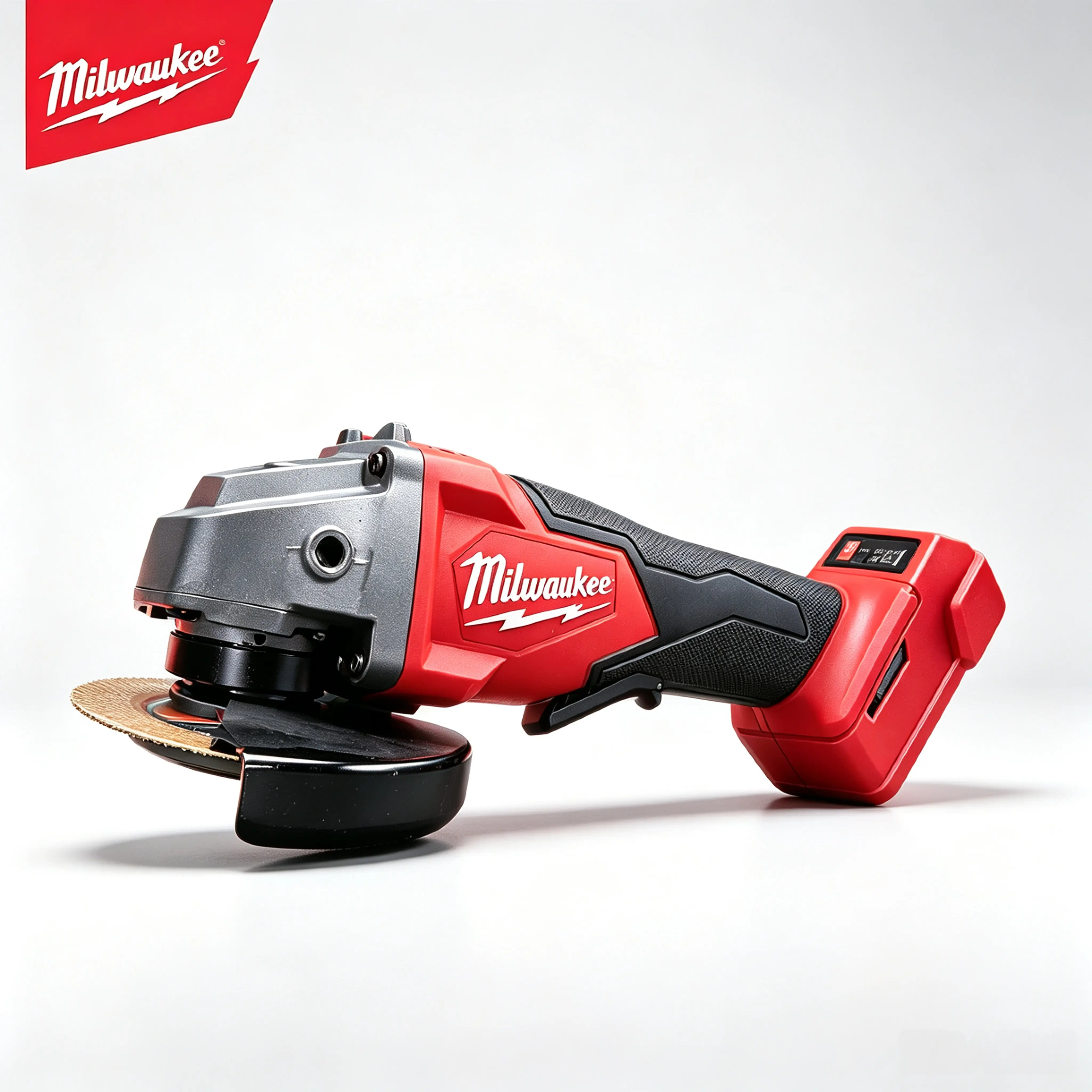 Milwaukee M18 Series 125mm Brushless Angle Grinder Kit - Slim Grip, Included Side Handle, Ideal for Metal/Masonry Cutting-Grinding