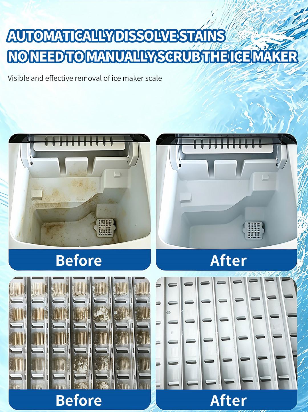 SOPAMI 12-Count Ice Machine Cleaner Tablets, Safe & Effective to Remove Scale and Odors