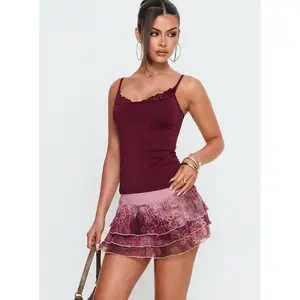 Ready To Party Frill Skort Pink Leopard