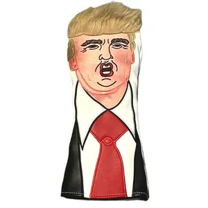 Socialism Sucks Donald Trump MAGA Save America Golf Driver Headcover | Great Gift for Republican Golfers | Premium Leather Exterior and Soft Protective Interior Fits Any Size Driver, MAGA