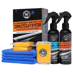 Heavy Duty Car Clay Bar Auto Detailing Clay Luber Kit - Ceramic Coating Spray Ceramic Coating for Car - Maximum Gloss & Unsurpassed Slickness