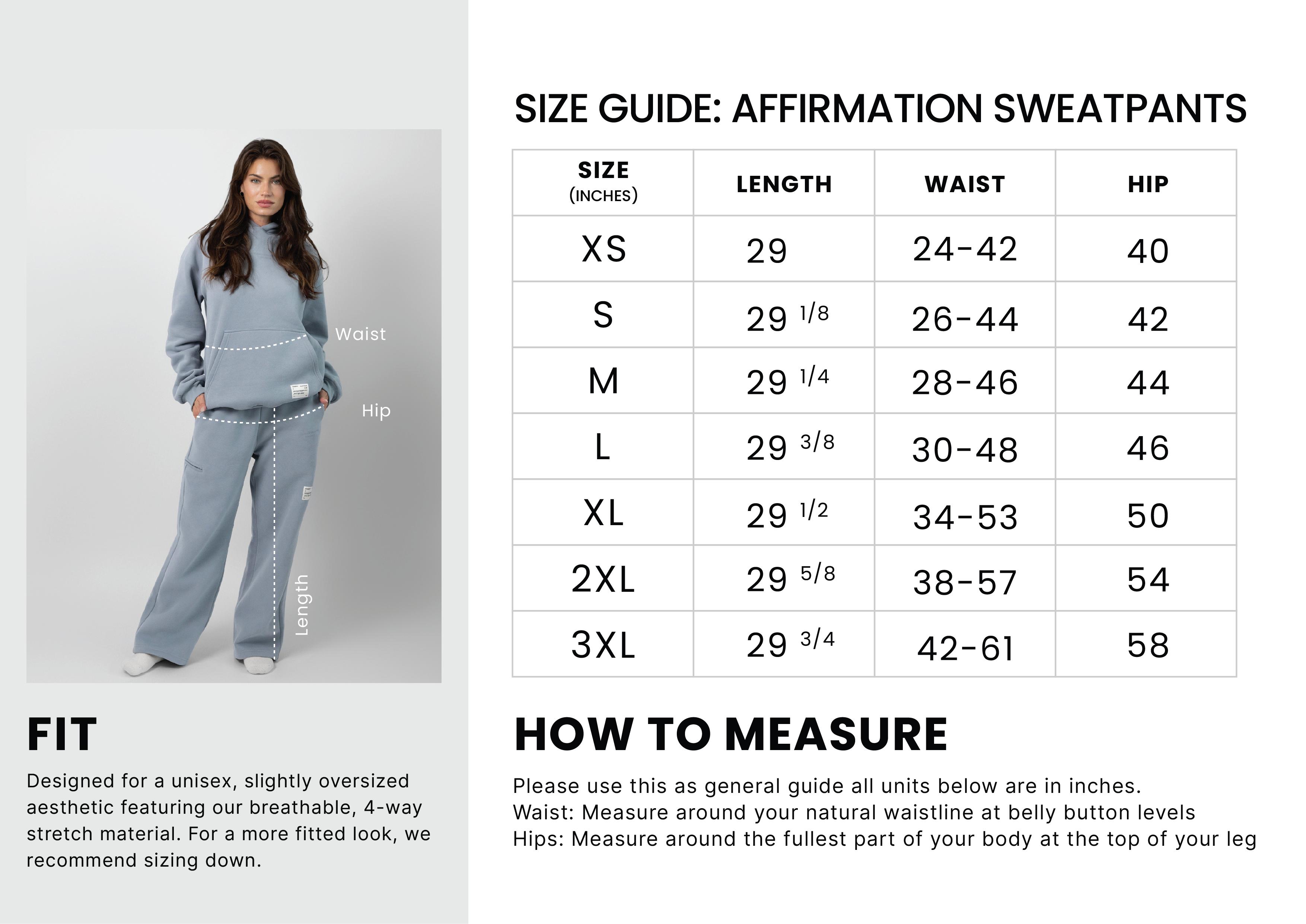 Comfrt | Affirmation Sweatpants | Limited Edition