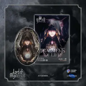 YUEWEN Lord of Mysteries blind box badge– Fragments of Life: In the Mirror Dual Glitter Badge