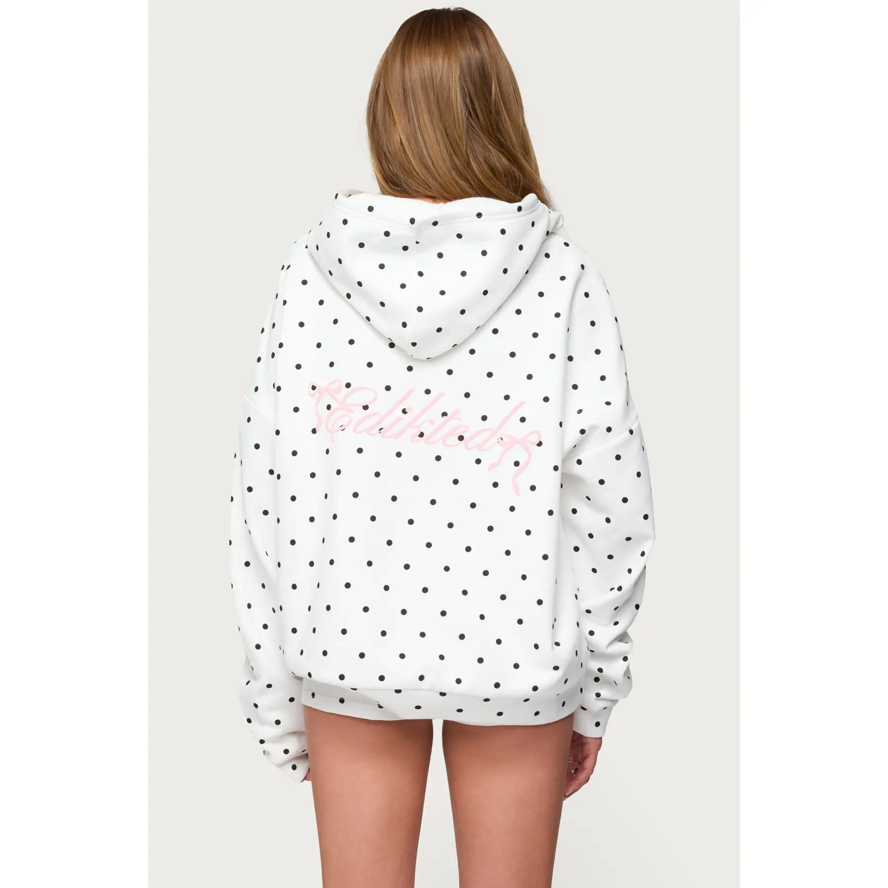 Chelsie Polka Dot Hoodie - TikTok Shop Chelsie Polka Dot Hoodie - TikTok Shop