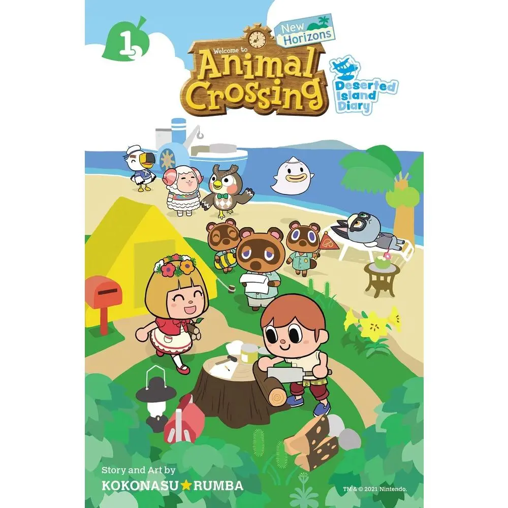 USED Book - Animal Crossing: New Horizons, Vol. 1: Deserted Island Diary by Rumba, Kokonasu (Paperback) - english