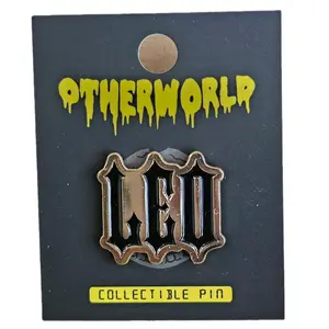 Leo Zodiac Soft Enamel Pin - Premium Gloss Finish, Durable, Customizable Options for Hats, Backpacks, and More, High-Quality Material, 1" to 1.5" Size, Single or Double Back Pieces
