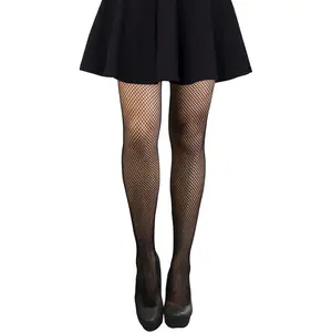High Waisted Fishnet Tights for Women Sexy Fishnets Stockings Full Footed Fishnet Sheer Pantyhose Plus Size