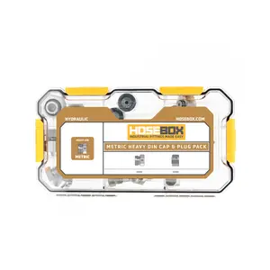 METRIC HEAVY DIN CAPS AND PLUGS FITTING PACK