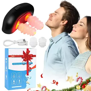 Portable anti snoring nasal dilator with therapeutic function, used to soothe sleep breathing, suitable for holiday gift giving