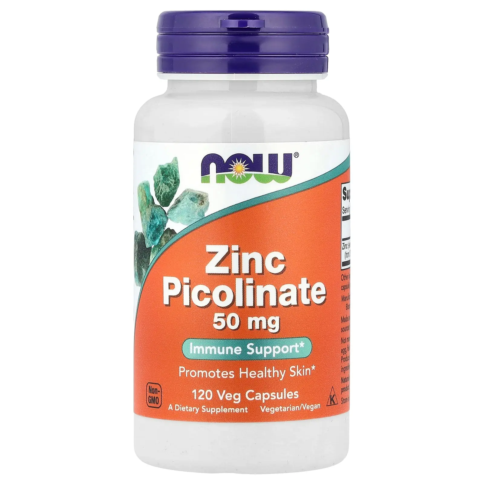 NOW Foods Zinc Picolinate, 50 mg, 120 Veg Capsules NOW Foods Zinc Picolinate, 50 mg, 120 Veg Capsules