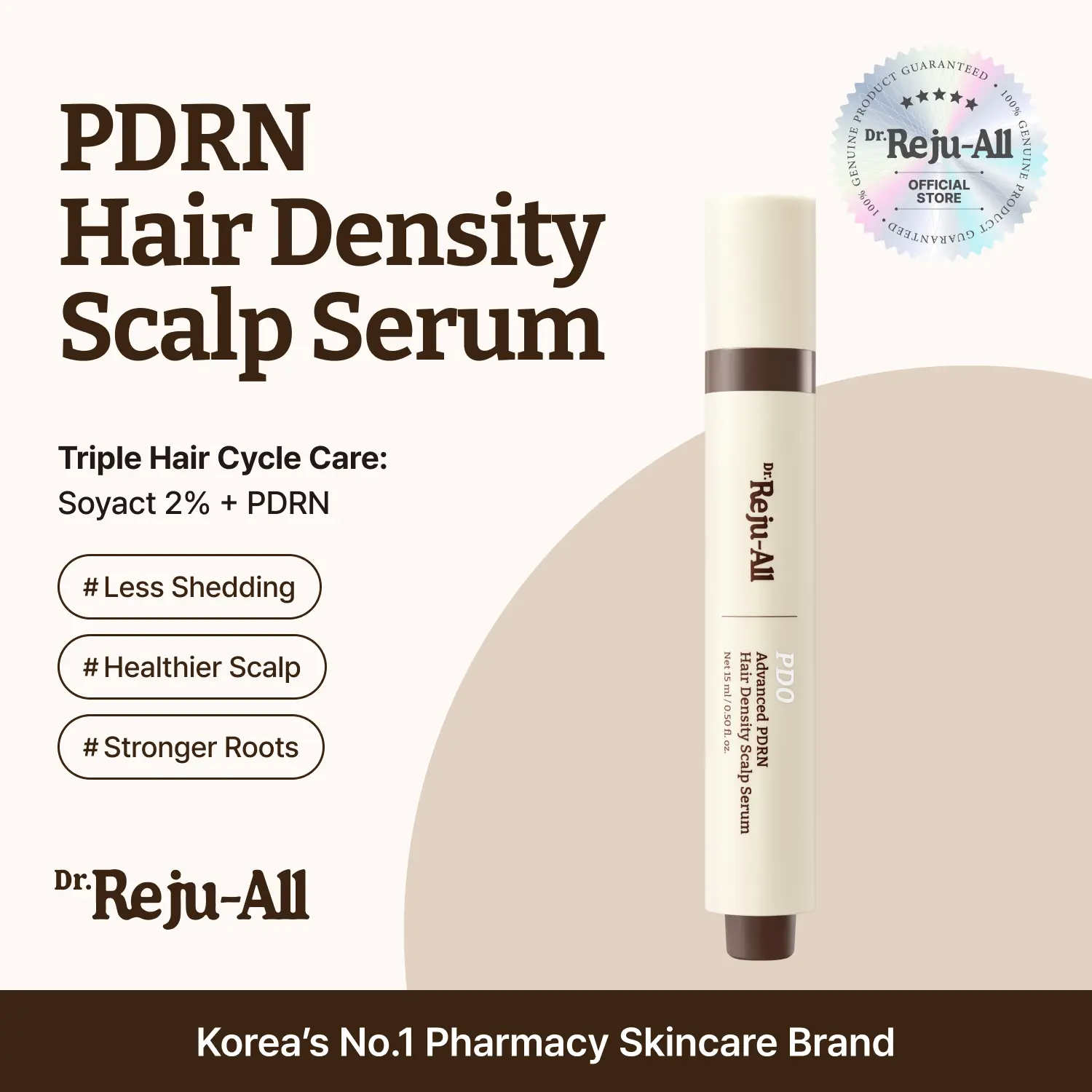 Dr.Reju-All Advanced PDRN Hair Density Scalp Serum 0.5 Fl Oz Dr.Reju-All Advanced PDRN Hair Density Scalp Serum 0.5 Fl Oz