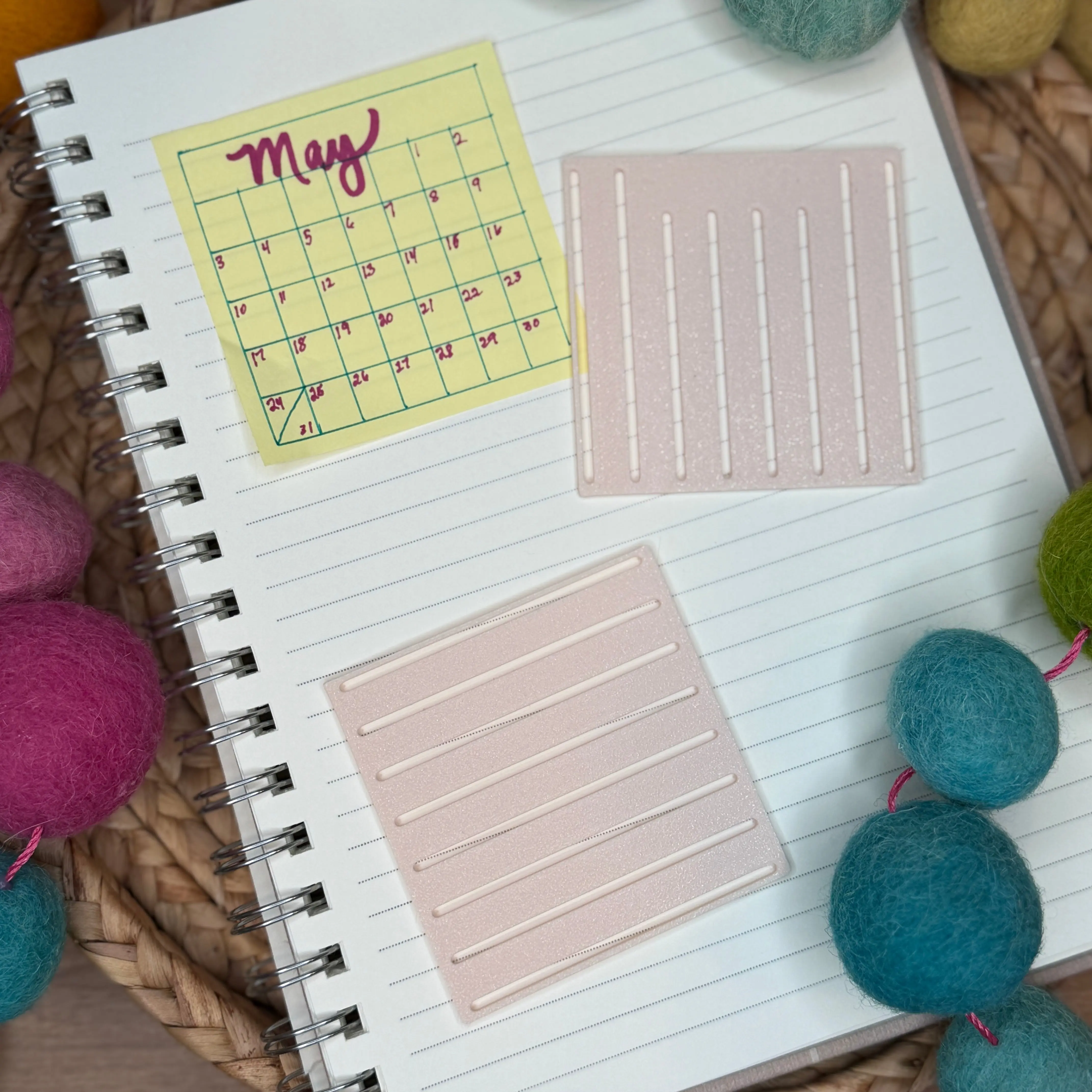 Calendar Stencil Set