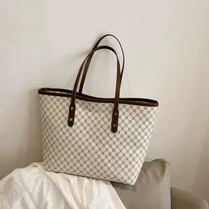 High End High-Capacity Bag for Women, New Trendy Tote Bag, Versatile Commuting Texture Portable Shoulder Bag Yogodlns