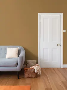 Saddle Tan Faux Leather Peel