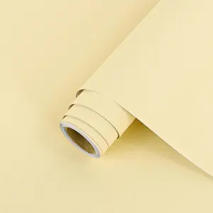 Peel & Stick Wallpaper, 40cm X 3m Matte Paper, Solid Color Frosted Self-Adhesive Removable Vinyl Roll, Waterproof for Cabinets
