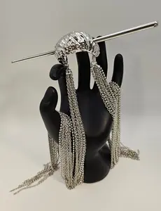 LONG CHAIN HAIR WRAP ACCESSORY