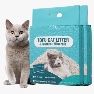 -Based  Litter, Odor Control Quick Clumping Tofu  Litter, 12 lbs, Low  Dust Control Lightweight Flushable Unscented  Kitty Litter