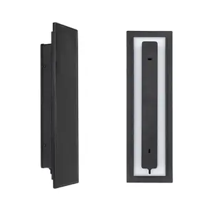 Eclipse Backlight Solar Wall Light – Modern Architectural Lighting with 3-Color Options