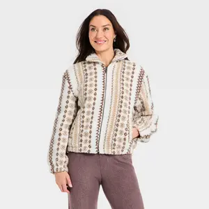 Women's Faux Sherling Fashion Jacket - Universal Thread
