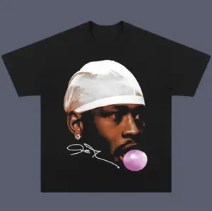 ALLEN IVERSON Bubblegum Vintage Tee, ALLEN IVERSON T-Shirt, Unisex Basketball Shirt, Graphic Tees, Sweatshirt Menswear Womenswear Streetwear