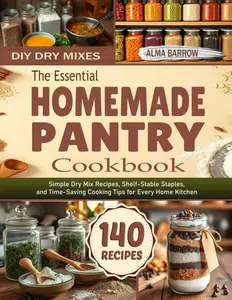 The Essential Homemade Pantry Cookbook: Simple Dry Mix Recipes, Shelf-Stable Staples, and Time-Saving Cooking Tips for Every Home Kitchen