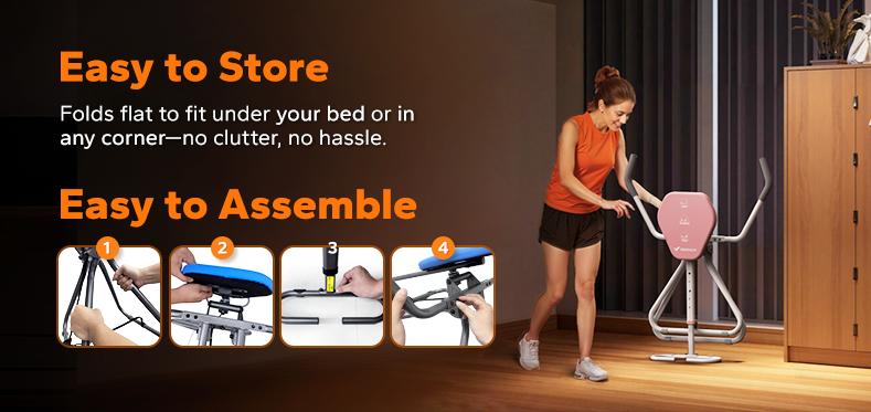 Merach Seated Ab Crunch Trainer, Foldable Core Exercise Equipment for Home Gyms, Comfortable Multi-Functional Waist Twist Exercise Trainer, TikTokShopBlackFriday SpringStatements