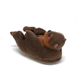 Otter Slippers - Adorable Plush Animal Slippers with Non-Slip Sole & Memory Foam Footbed for Cozy Indoors Comfort