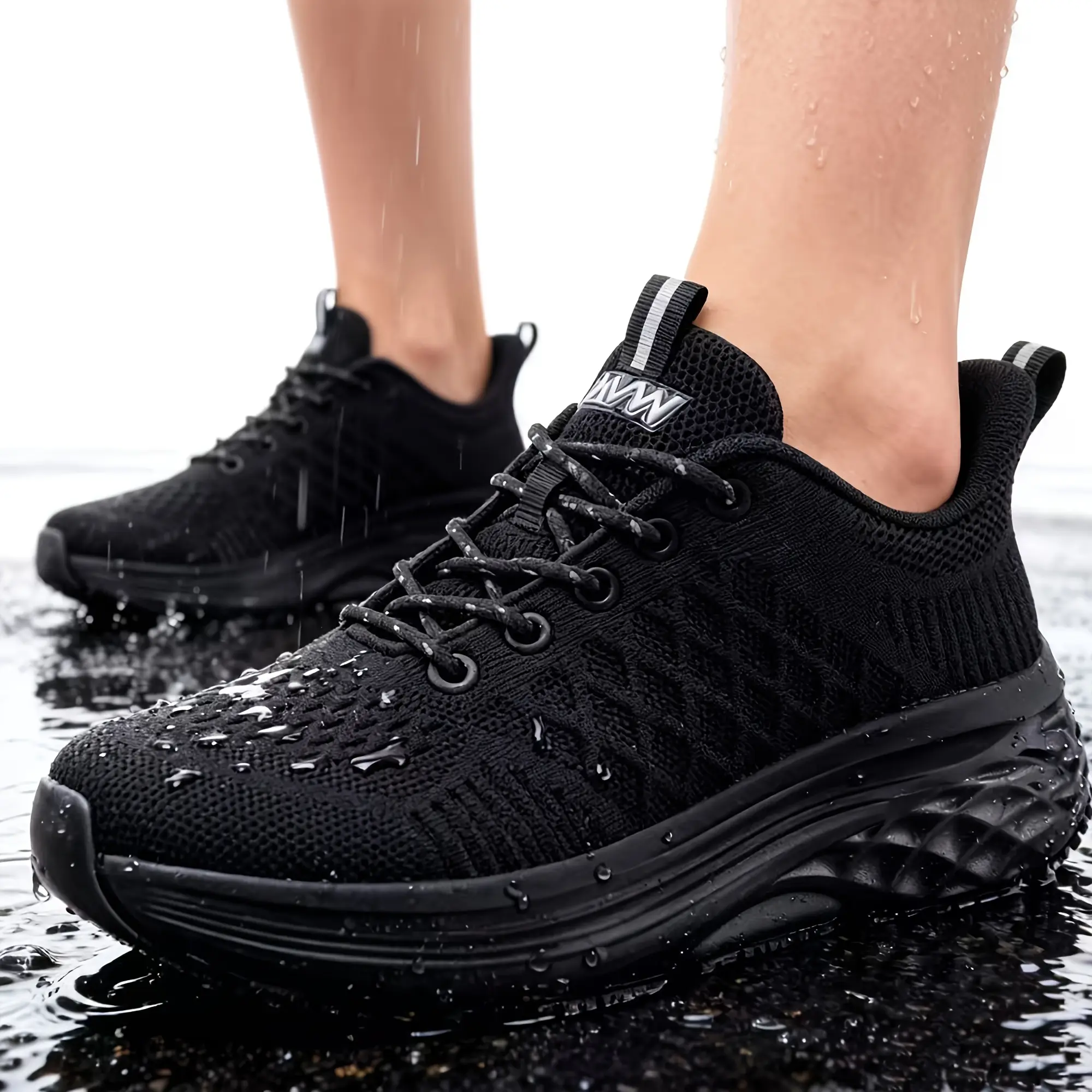 Women's Closed Rubber Work Sneakers - Anti-Slip, Oil-Resistant, Breathable, Waterproof Footwear for Greasy Restaurant Floors - Food Service Workwear, TikTok Made Me Buy It