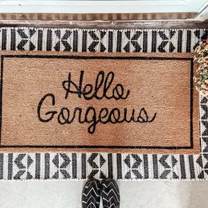 PERSONALIZED Doormat - custom doormat - personalized message - welcomei doormat - funny doormat