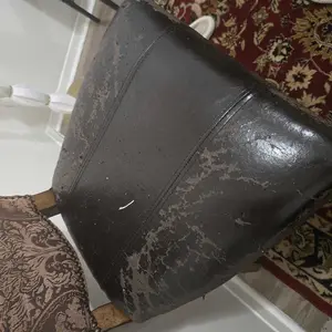 Waterproof Seat Covers for Dining Room Chairs Set of , Pu Leather Chair Seat Slipcovers Dining Chair Cover Removable Washable Chair Protctor Cover, Rear Covers (PU-Black)