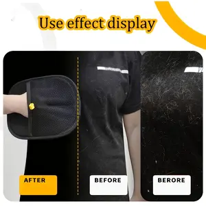 Cat Dog Pet Hair Removal Gloves, Upgrade Efficient Beauty Gloves, Reusable Pet Hair Remover, for Sofa, Furniture, Carpet, Curtains
