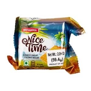 Britannia Nice Time 59.4 g - Delicious Snack for Sweet Tooth Snack Sugar Snack Sugar
