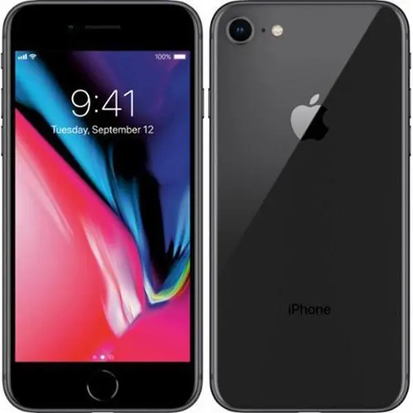 Refurbished Apple iPhone 8 A1863 (Fully Unlocked, 64GB, Space Gray) Excellent Condition with 1 Year Warranty