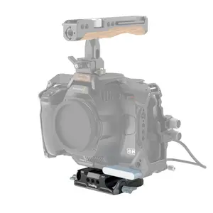 SmallRig Universal LWS Baseplate Compatible with DSLR and Mirrorless camera cages, Comes with Dual 15mm Rod Clamp - 3357