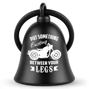 Funny Motorcycle Guardian Bell | Biker Bell Gift for Riders | Put Something Exciting Between Your Legs Bell