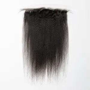 13x4/5x5 Kinky Straight Remy Human Hair HD Lace Closure