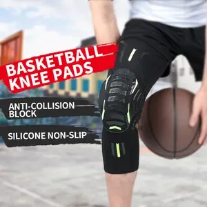 Order A size UP, 1/2 piece basketball knee pad elastic foam volleyball knee pad protector fitness sports training support brace Knee Booster Protective Sleeves