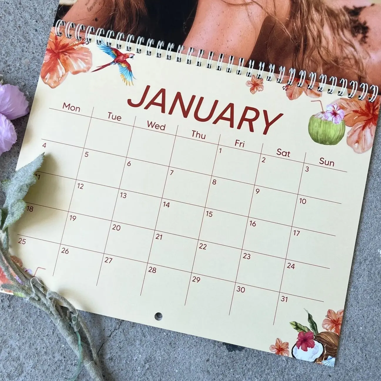 Glossy Calendar 2026 2027, Gift For Fans, Calendar 2027