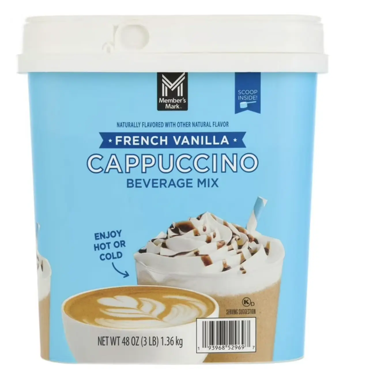 Member's Mark French Vanilla Cappuccino Beverage Mix, 48 oz.