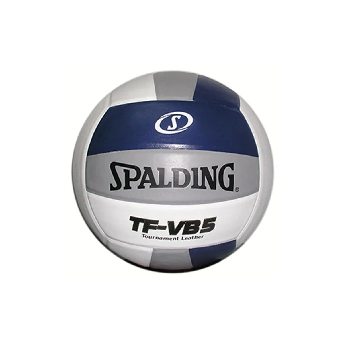 Spalding WC721698 TF-VB5 Unisex Indoor Volleyball, Gold Leather Cover, Red-White-Black Design, Floating Bladder, 0.78lbs Weight, 2-Ply Soft Cloth