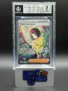 Pokemon TCG Erika's Invitation | Scarlet & Violet 151 203/165 | BGS Graded MINT 9