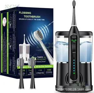 TikTok Viral 2-in-1 Electric Toothbrush + Water Flosser Combo