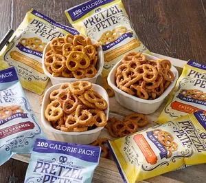 Pretzel Pete 24 Count Mini Twists Single Serve Pretzel Bags