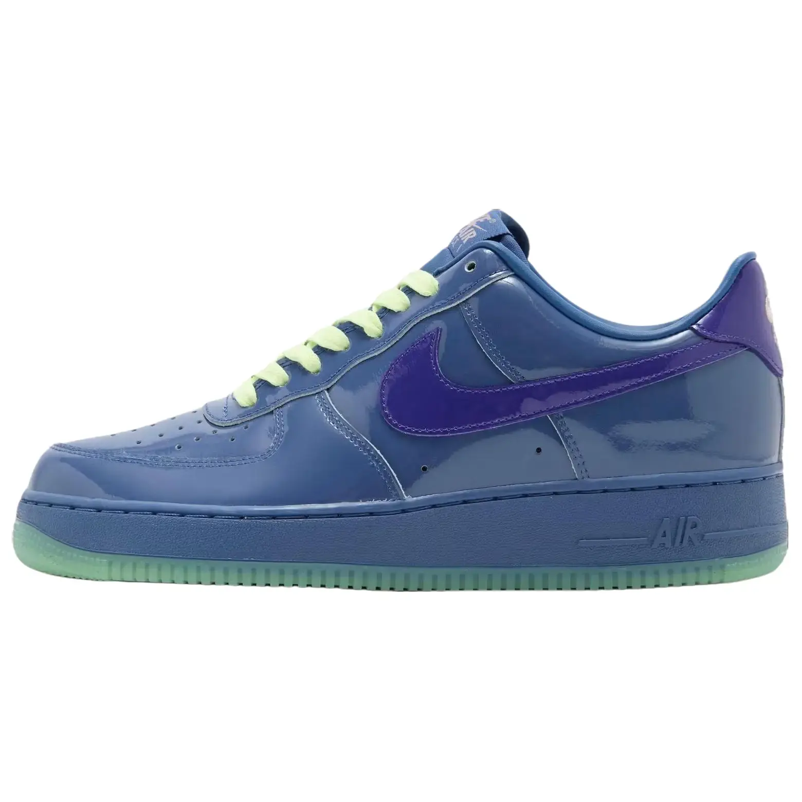 Nike Air Force 1 Low QS 'Mystic Navy' Men's Sneakers with Quickstrike Finish & Nike Air Unit for All Seasons - Premium Navy Leather Upper