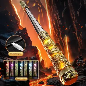 Wukong Ruyi Golden Hoop can be voice-controlled automatically retractable laser sword children's toy boy magic glow Neopixel Lightsaber Colorful