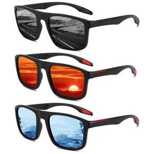 Polarized coated sports cycling glasses fashionable men's driving sunglasses outdoor casual ink European and American sunglasses women