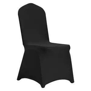 Father's Day Gift VEVOR Stretch Spandex Folding Chair Covers, Universal Fitted Chair Cover, Removable Washable Protective Slipcovers, for Wedding, Holiday, Banquet, Party, Celebration, Dining (30PCS Black)