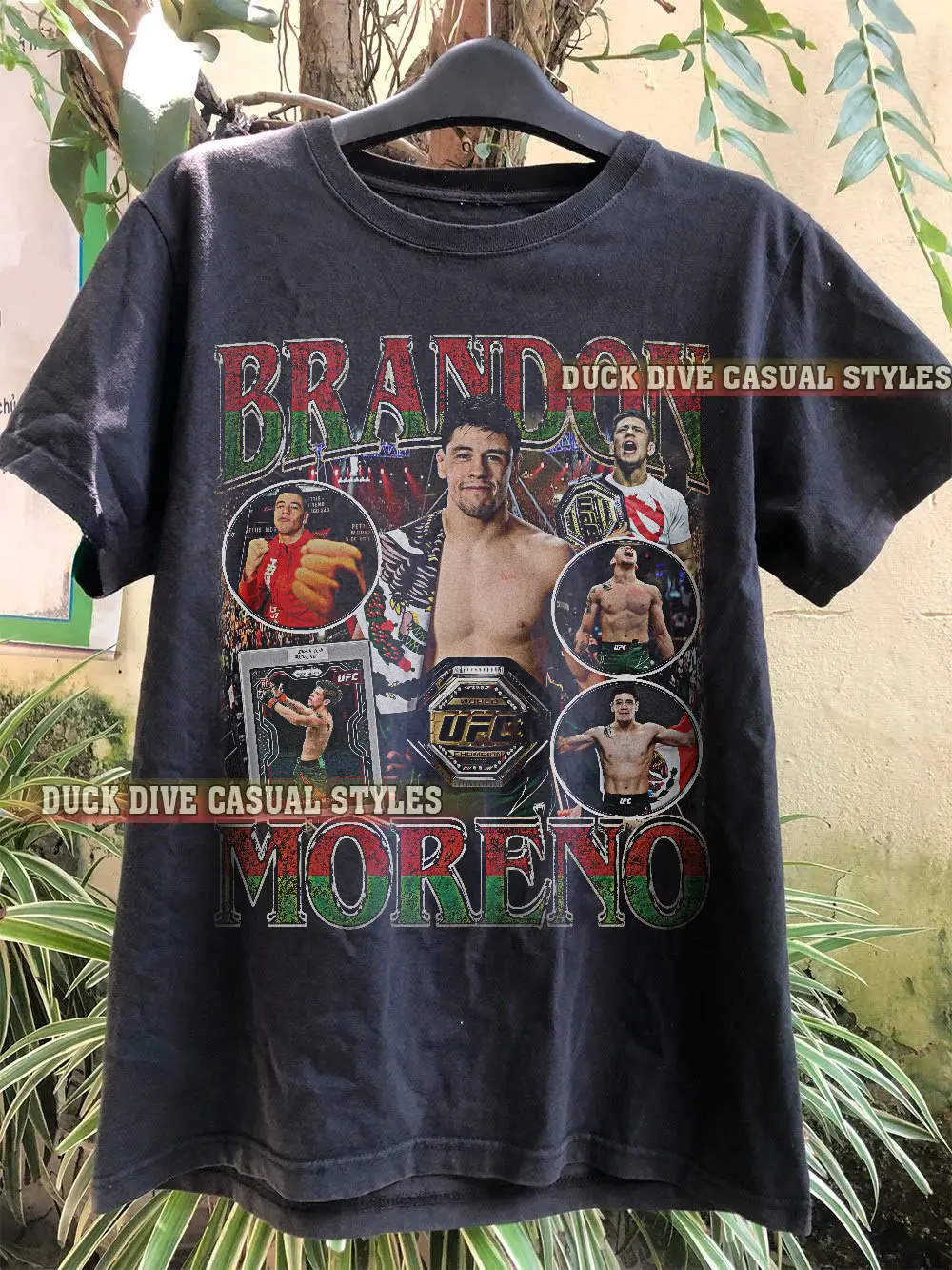 Vintage Style Brandon Moreno Boxing Boxer Fight Shirt, Brandon Moreno Fight Shirt Sport Bootleg Shirt, Tee For Man and Woman Unisex T-Shirt