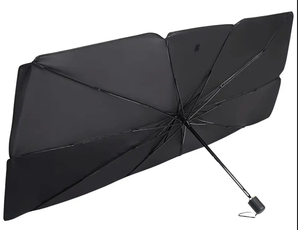Windshield Sun Shade Umbrella – Foldable Car Sunshade Reflective Front Cover